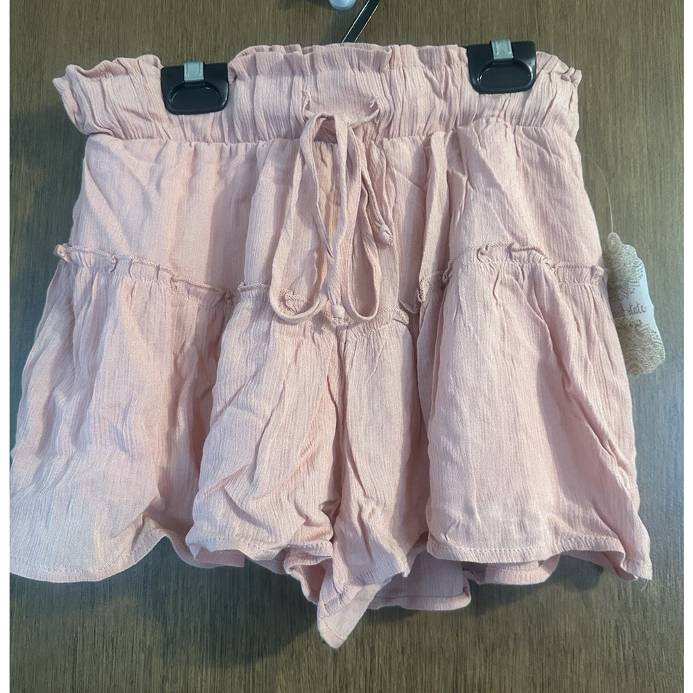 Altar'd State NWT Womens light pink-Mauve Kendall Shorts Sz Small
